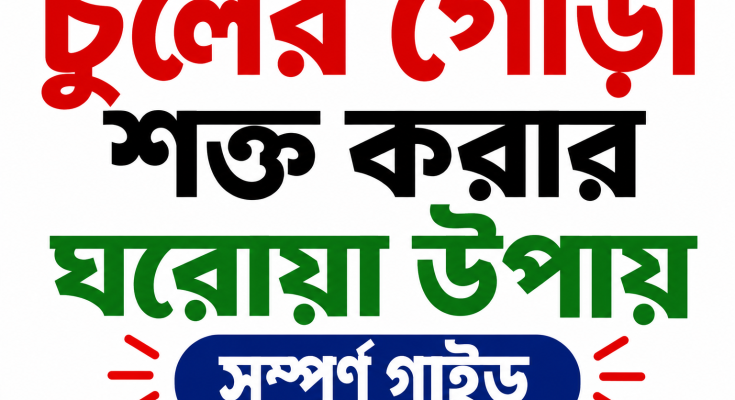 চুলের গোড়া শক্ত করার ঘরোয়া উপায়